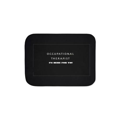 Occupational Therapist Sherpa Blanket