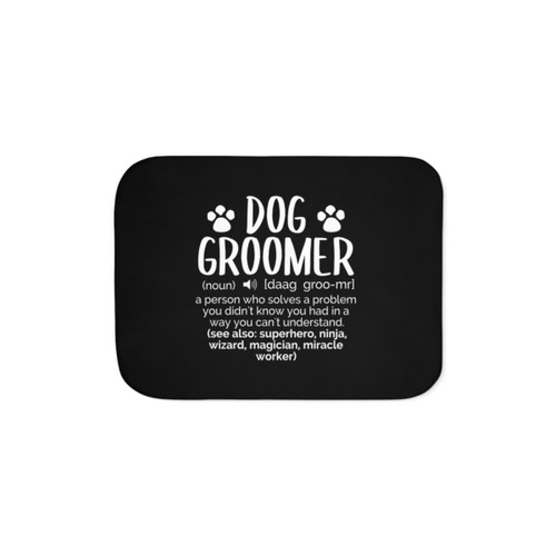 Sherpa Fleece Blanket for Dog Groomers