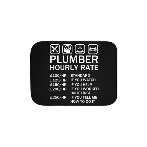 Plumbing Sherpa Blanket for Plumbers