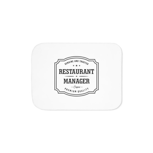 Restaurant Manager Sherpa Blanket