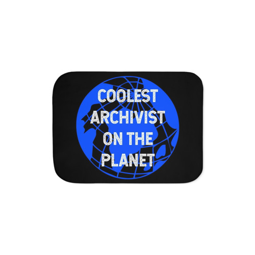 Coolest Archivist Sherpa Blanket