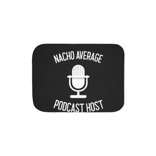 Sherpa Podcast Host Blanket for True Crime Fans