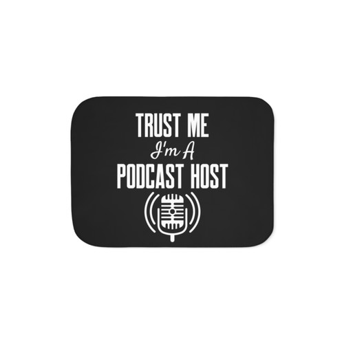 Sherpa Blanket for Podcast Hosts and True Crime Fans