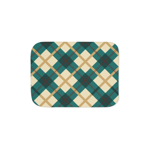 Scottish Tartan Sherpa Blanket