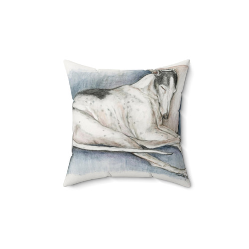 Greyhound Dog Pillow for Couch and Sofa