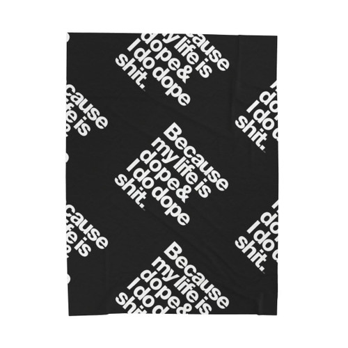 Kanye West Velveteen Plush Blanket