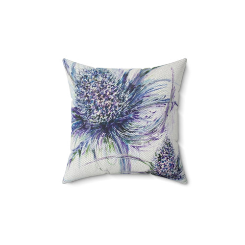 Wild Thistle Accent Pillow for Cozy Home Decor