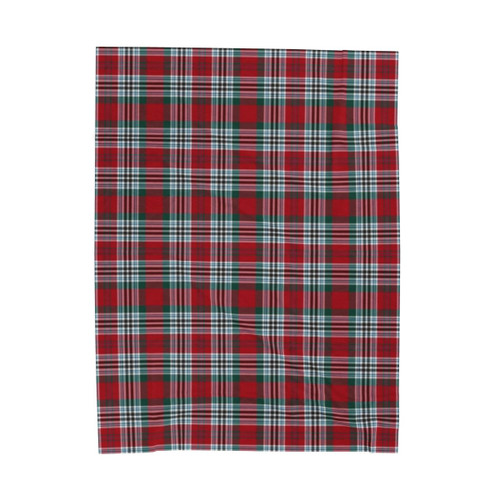 Clan Metcalf Tartan Velveteen Plush Blanket