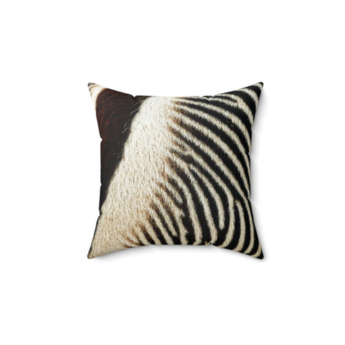 Zebra Caboose Decorative Throw Pillow