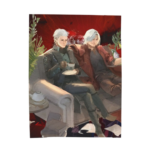 Devil May Cry Dante Velveteen Plush Blanket