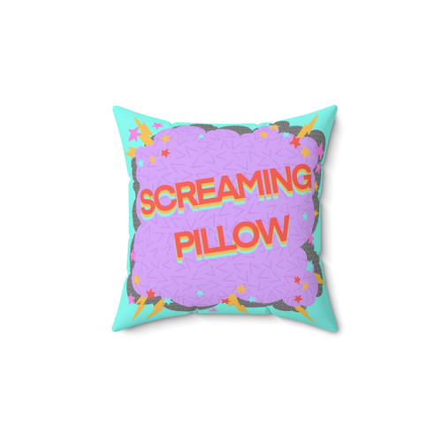 Screaming Pillow decorative throw pillow