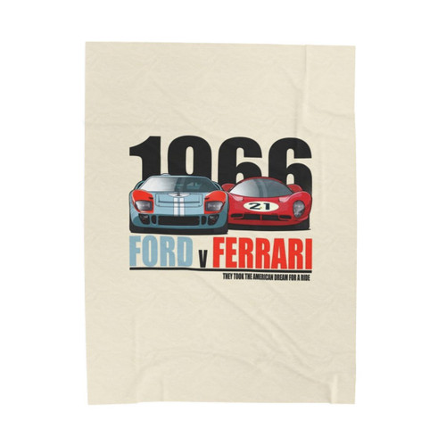 Ford GT40 Velveteen Plush Blanket