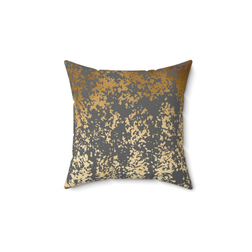 Elegant modern gold foil throw pillow