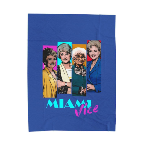 Miami Vice Velveteen Plush Blanket