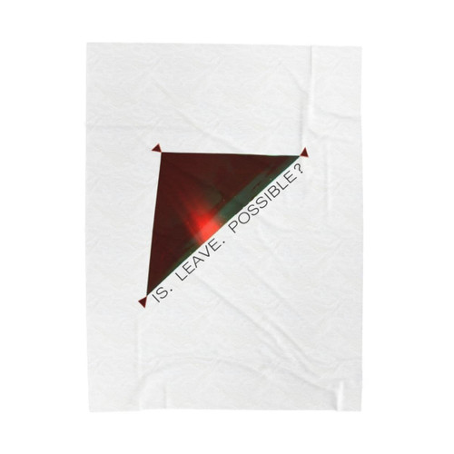 Oxenfree Is Leave Possible Velveteen Plush Blanket