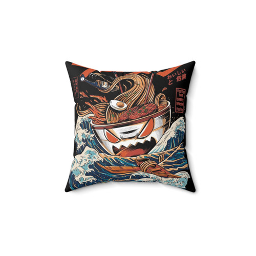 Ramen Lovers Pillow - Anime-Inspired Japanese Noodle Decor