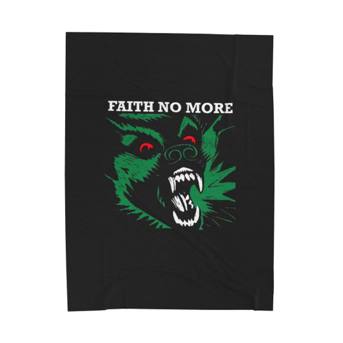 Velveteen Plush Blanket Inspired by Post Punk Band