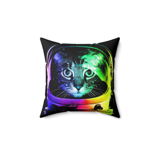 Astronaut Cat Pillow - Cosmic Comfort for Cat Lovers