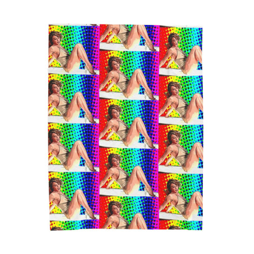 Kylie Minogue Velveteen Plush Blanket