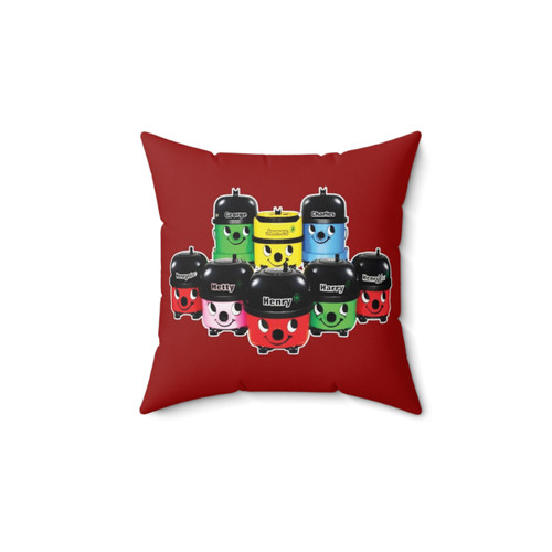 Retro Hoover Friends Throw Pillow
