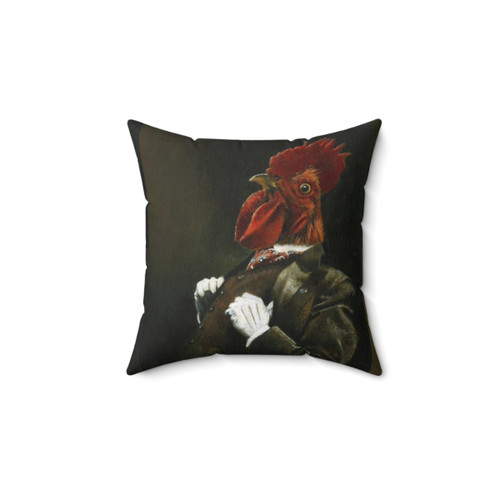 Decorative Victorian Cockerel Pillow