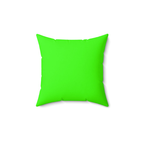 Neon Fluorescent Green Decorative Pillow
