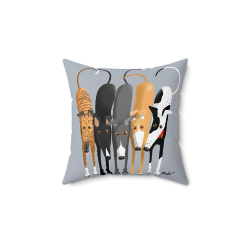 Greyhound pillow for sighthound dogs