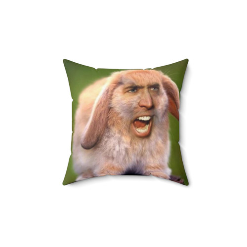Nicholas Cage Bunny Pillow