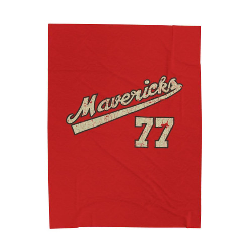 Vintage Portland Mavericks Velveteen Plush Blanket