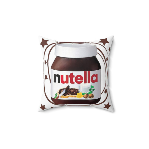 Nutella Swirls Decorative Pillow