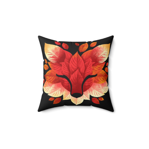 Autumn Fox Leaf Decorative Pillow