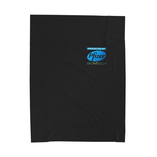 Pfizer BioNTech Velveteen Plush Blanket