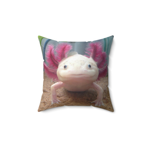 Cute Axolotl Throw Pillow