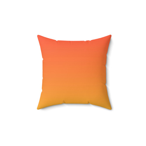 Modern Ombre Yellow Orange Throw Pillow
