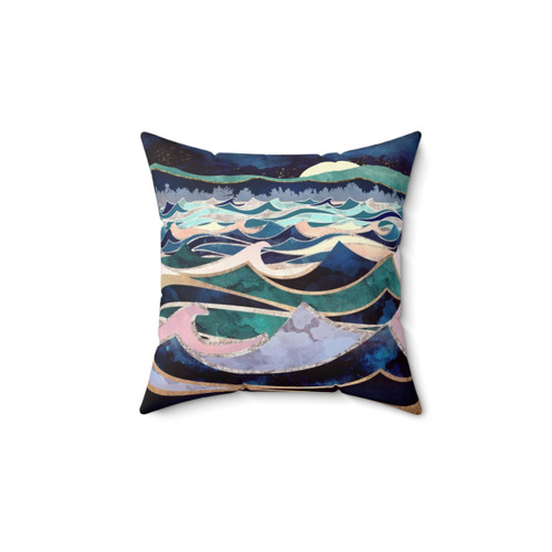 Moonlit Ocean Decorative Pillow