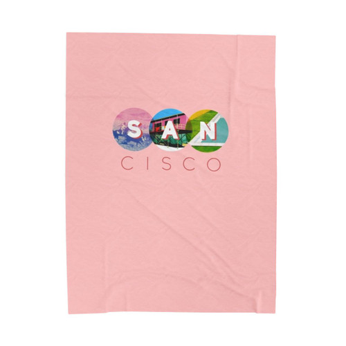 San Cisco Velveteen Plush Blanket