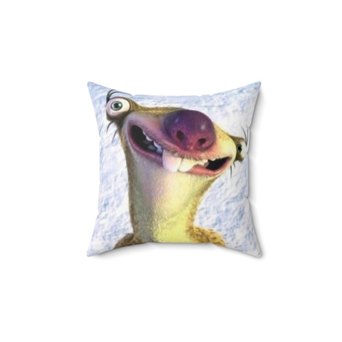 Sid the Sloth Cartoon Animal Pillow