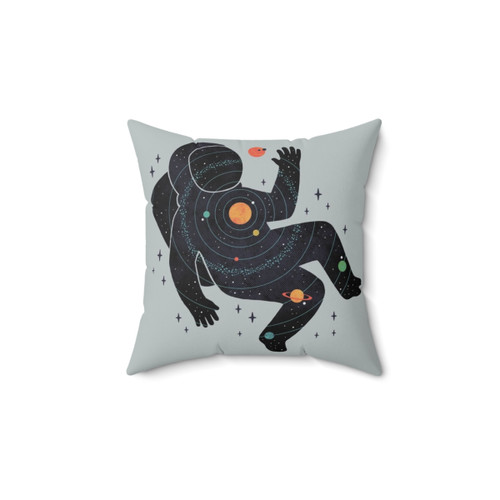 Minimalist Space Pillow for Cosmic Decor