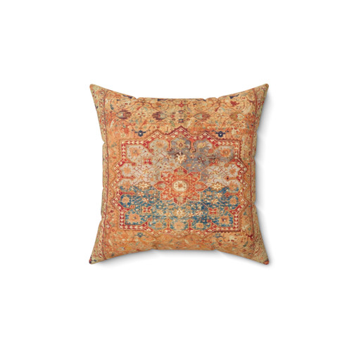 16th Century Persian Carpet Print Pillow