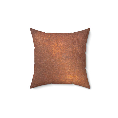 Rustic Vintage Metal Pillow