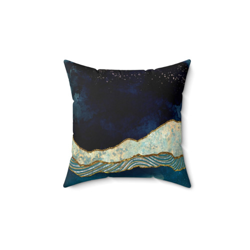 Indigo Sky Pillow - Contemporary Home Decor Accent