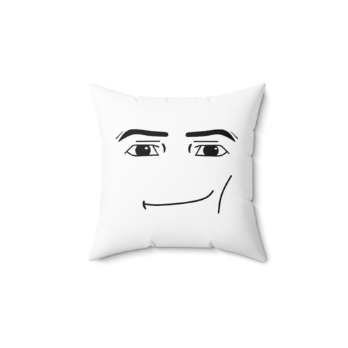 Roblox Man Face Accent Pillow
