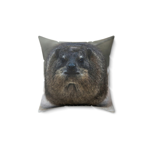 Rock Hyrax Themed Decorative Pillow