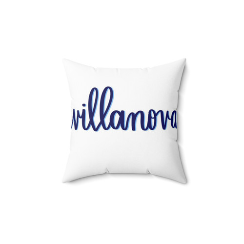 Villanova Cursive Design Pillow