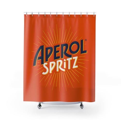 Aperol Spritz Shower Curtains