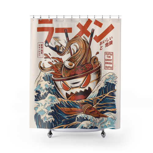 Anime Ramen Shower Curtain