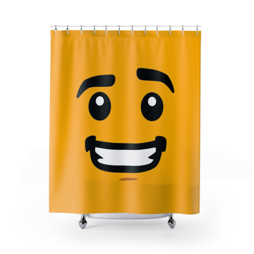 Brick Face Shower Curtain