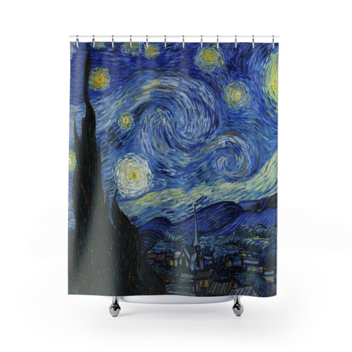 Vincent Van Gogh Starry Night Shower Curtain