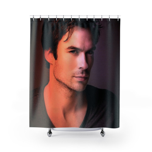 Ian Somerhalder Shower Curtain - Damon Salvatore Decor