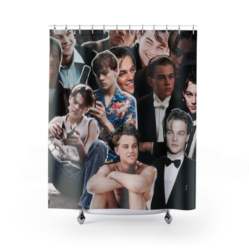 Leonardo DiCaprio Collage Shower Curtains